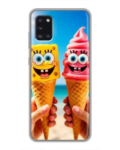 Чехол для Samsung Galaxy A31 (A315) с картинкой «Спанч Боб мороженое» Чехол для Samsung Galaxy A31 (A315) с картинкой «Спанч Боб мороженое»