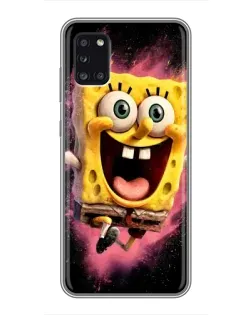 Чехол для Samsung Galaxy A31 (A315) с картинкой «Взрывной Спанч Боб»
