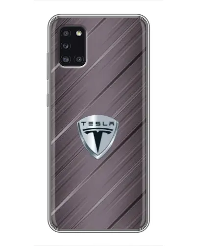 Чехол для Samsung Galaxy A31 (A315) с картинкой «Металлическая текстура Tesla» Чехол для Samsung Galaxy A31 (A315) с картинкой «Металлическая текстура Tesla»