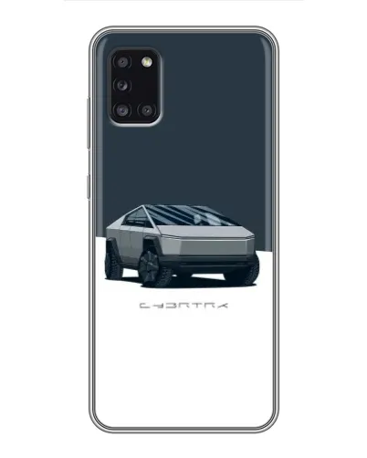 Чехол для Samsung Galaxy A31 (A315) с картинкой «Серебристый Cybertruck Tesla» Чехол для Samsung Galaxy A31 (A315) с картинкой «Серебристый Cybertruck Tesla»