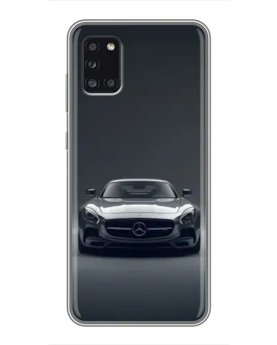 Чехол для Samsung Galaxy A31 (A315) с картинкой «Mercedes на черном»