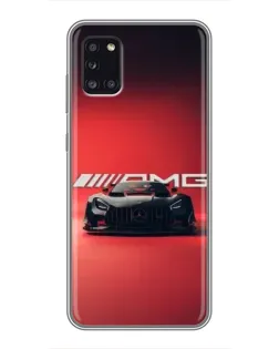 Чехол для Samsung Galaxy A31 (A315) с картинкой «Mercedes AMG — красная линия» Чехол для Samsung Galaxy A31 (A315) с картинкой «Mercedes AMG — красная линия»
