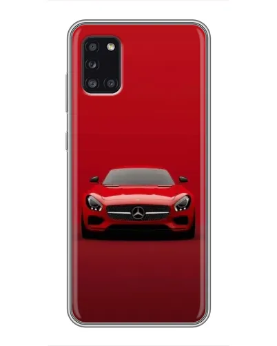 Чехол для Samsung Galaxy A31 (A315) с картинкой «Красный Mercedes AMG»