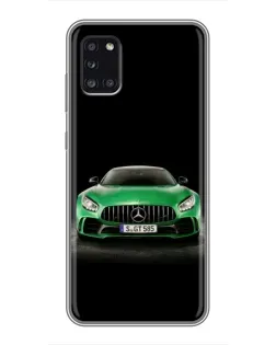 Чехол для Samsung Galaxy A31 (A315) с картинкой «Mercedes — неоновый лого» Чехол для Samsung Galaxy A31 (A315) с картинкой «Mercedes — неоновый лого»