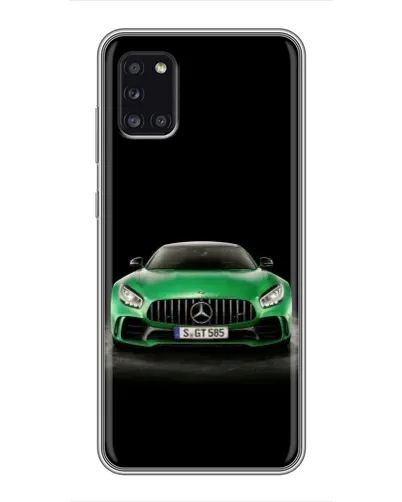 Чехол для Samsung Galaxy A31 (A315) с картинкой «Mercedes — неоновый лого»