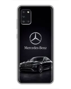 Чехол для Samsung Galaxy A31 (A315) с картинкой «Mercedes — решетка радиатора» Чехол для Samsung Galaxy A31 (A315) с картинкой «Mercedes — решетка радиатора»