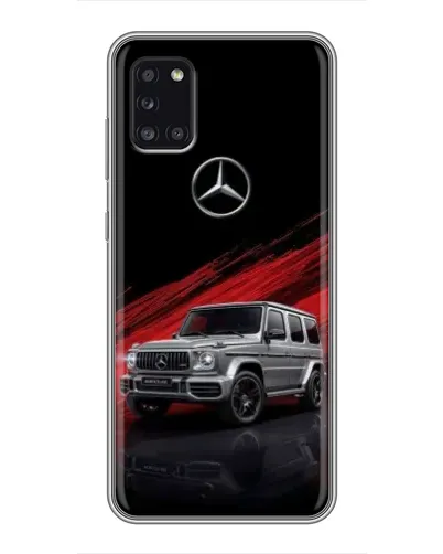 Чехол для Samsung Galaxy A31 (A315) с картинкой «Mercedes G-Class красный»