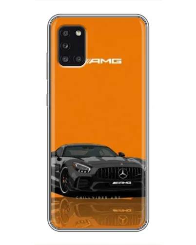Чехол для Samsung Galaxy A31 (A315) с картинкой «Оранжевый Mercedes AMG»