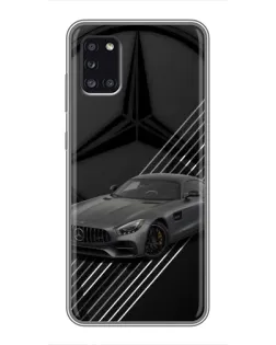 Чехол для Samsung Galaxy A31 (A315) с картинкой «Mercedes AMG — графика» Чехол для Samsung Galaxy A31 (A315) с картинкой «Mercedes AMG — графика»