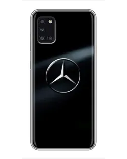 Чехол для Samsung Galaxy A31 (A315) с картинкой «Mercedes на металле» Чехол для Samsung Galaxy A31 (A315) с картинкой «Mercedes на металле»