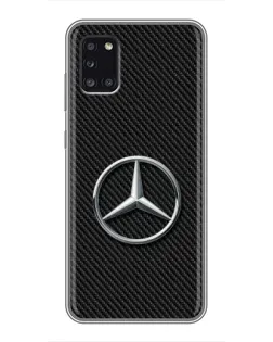 Чехол для Samsung Galaxy A31 (A315) с картинкой «Карбоновый Mercedes стиль» Чехол для Samsung Galaxy A31 (A315) с картинкой «Карбоновый Mercedes стиль»