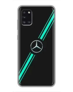 Чехол для Samsung Galaxy A31 (A315) с картинкой «Спортивные линии Mercedes» Чехол для Samsung Galaxy A31 (A315) с картинкой «Спортивные линии Mercedes»