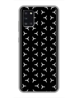 Чехол для Samsung Galaxy A31 (A315) с картинкой «Mercedes паттерн звезд» Чехол для Samsung Galaxy A31 (A315) с картинкой «Mercedes паттерн звезд»