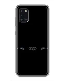 Чехол для Samsung Galaxy A31 (A315) с картинкой «Audi — световой подпись» Чехол для Samsung Galaxy A31 (A315) с картинкой «Audi — световой подпись»