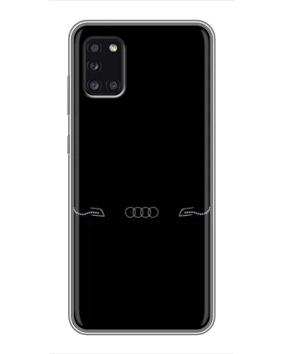 Чехол для Samsung Galaxy A31 (A315) с картинкой «Audi — световой подпись»