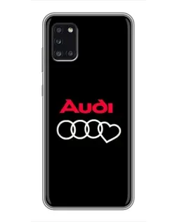 Чехол для Samsung Galaxy A31 (A315) с картинкой «Логотип Audi Heart» Чехол для Samsung Galaxy A31 (A315) с картинкой «Логотип Audi Heart»