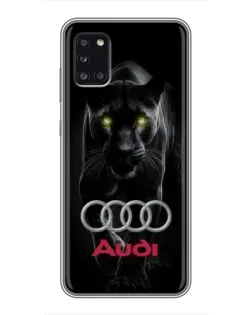 Чехол для Samsung Galaxy A31 (A315) с картинкой «Пантера и Audi» Чехол для Samsung Galaxy A31 (A315) с картинкой «Пантера и Audi»