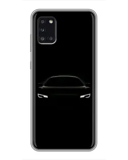 Чехол для Samsung Galaxy A31 (A315) с картинкой «Взгляд Audi в темноте» Чехол для Samsung Galaxy A31 (A315) с картинкой «Взгляд Audi в темноте»