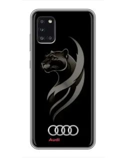 Чехол для Samsung Galaxy A31 (A315) с картинкой «Графика — пантера и Audi» Чехол для Samsung Galaxy A31 (A315) с картинкой «Графика — пантера и Audi»