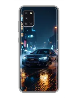 Чехол для Samsung Galaxy A31 (A315) с картинкой «Ночной город и Audi» Чехол для Samsung Galaxy A31 (A315) с картинкой «Ночной город и Audi»