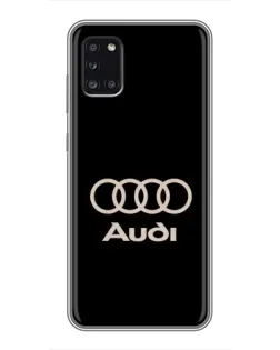 Чехол для Samsung Galaxy A31 (A315) с картинкой «Audi — золотой логотип» Чехол для Samsung Galaxy A31 (A315) с картинкой «Audi — золотой логотип»
