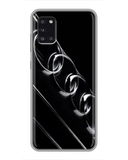 Чехол для Samsung Galaxy A31 (A315) с картинкой «Audi — абстрактные кольца» Чехол для Samsung Galaxy A31 (A315) с картинкой «Audi — абстрактные кольца»