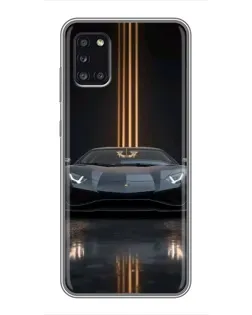 Чехол для Samsung Galaxy A31 (A315) с картинкой «Lamborghini золотые линии» Чехол для Samsung Galaxy A31 (A315) с картинкой «Lamborghini золотые линии»