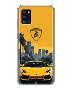 Чехол для Samsung Galaxy A31 (A315) с картинкой «Желтый Lamborghini город» Чехол для Samsung Galaxy A31 (A315) с картинкой «Желтый Lamborghini город»