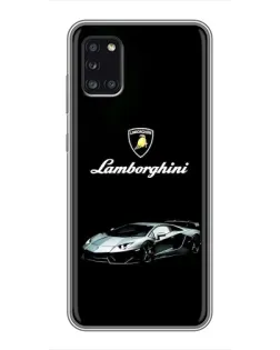 Чехол для Samsung Galaxy A31 (A315) с картинкой «Логотип Lamborghini классика» Чехол для Samsung Galaxy A31 (A315) с картинкой «Логотип Lamborghini классика»