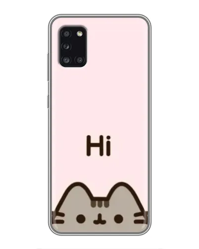 Чехол для Samsung Galaxy A31 (A315) с картинкой «Пушин говорит Hi» Чехол для Samsung Galaxy A31 (A315) с картинкой «Пушин говорит Hi»