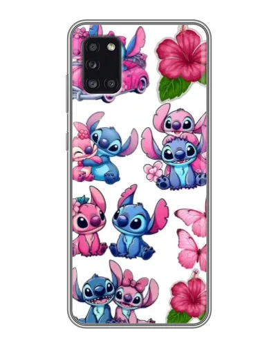 Чехол для Samsung Galaxy A31 (A315) с картинкой «Стикеры Stitch и Angel» Чехол для Samsung Galaxy A31 (A315) с картинкой «Стикеры Stitch и Angel»