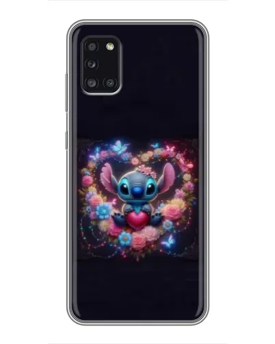 Чехол для Samsung Galaxy A31 (A315) с картинкой «Stitch в цветах» Чехол для Samsung Galaxy A31 (A315) с картинкой «Stitch в цветах»