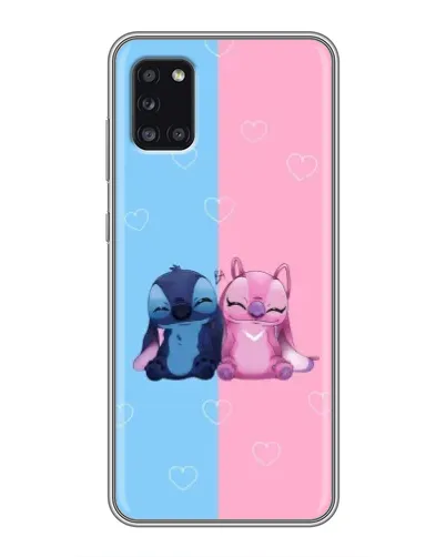 Чехол для Samsung Galaxy A31 (A315) с картинкой «Stitch и Angel Love» Чехол для Samsung Galaxy A31 (A315) с картинкой «Stitch и Angel Love»