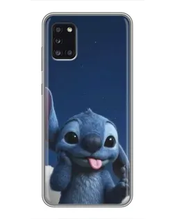 Чехол для Samsung Galaxy A31 (A315) с картинкой «Стич в облаках»