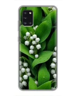 Чехол для Samsung Galaxy A31 (A315) с картинкой «Ландыши в зелени»