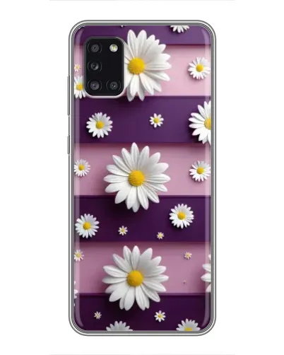 Чехол для Samsung Galaxy A31 (A315) с картинкой «Ромашки на фиолетовом» Чехол для Samsung Galaxy A31 (A315) с картинкой «Ромашки на фиолетовом»