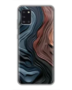 Чехол для Samsung Galaxy A31 (A315) с картинкой «Цветные волны каньона»