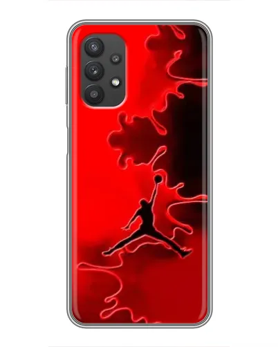 Чехол для Samsung Galaxy A32 (5G) с картинкой «Jordan Red Smoke»