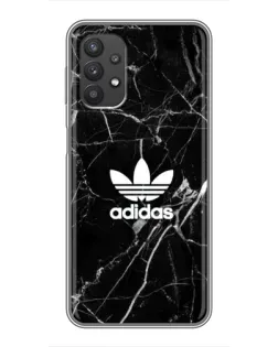 Чехол для Samsung Galaxy A32 (5G) с картинкой «Белый мрамор Adidas»