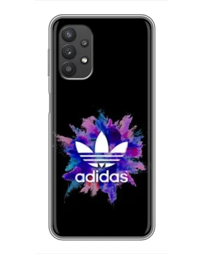 Чехол для Samsung Galaxy A32 (5G) с картинкой «Взрыв красок Adidas»