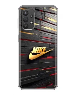Чехол для Samsung Galaxy A32 (5G) с картинкой «Золотой Nike на металле» Чехол для Samsung Galaxy A32 (5G) с картинкой «Золотой Nike на металле»