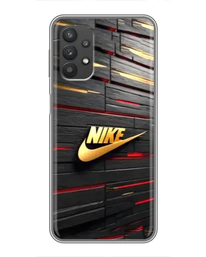 Чехол для Samsung Galaxy A32 (5G) с картинкой «Золотой Nike на металле» Чехол для Samsung Galaxy A32 (5G) с картинкой «Золотой Nike на металле»
