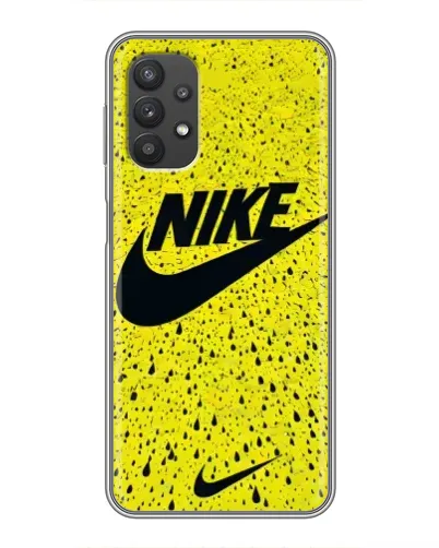 Чехол для Samsung Galaxy A32 (5G) с картинкой «Желтый текстурный Nike» Чехол для Samsung Galaxy A32 (5G) с картинкой «Желтый текстурный Nike»