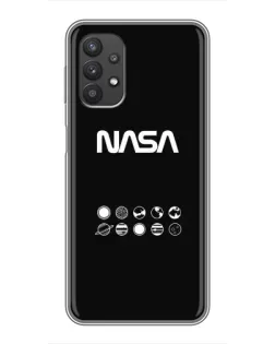 Чехол для Samsung Galaxy A32 (5G) с картинкой «NASA — технический принт» Чехол для Samsung Galaxy A32 (5G) с картинкой «NASA — технический принт»