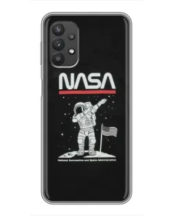 Чехол для Samsung Galaxy A32 (5G) с картинкой «NASA — шагаем по Луне» Чехол для Samsung Galaxy A32 (5G) с картинкой «NASA — шагаем по Луне»