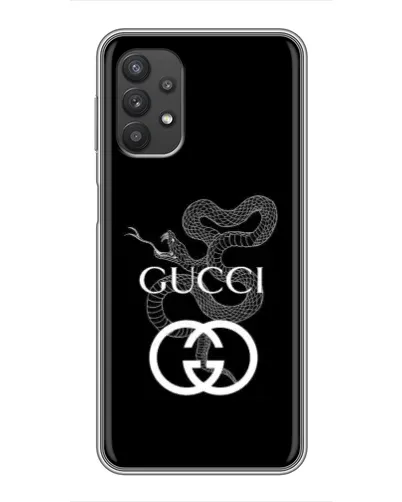 Чехол для Samsung Galaxy A32 (5G) с картинкой «Gucci — серебряная змея» Чехол для Samsung Galaxy A32 (5G) с картинкой «Gucci — серебряная змея»