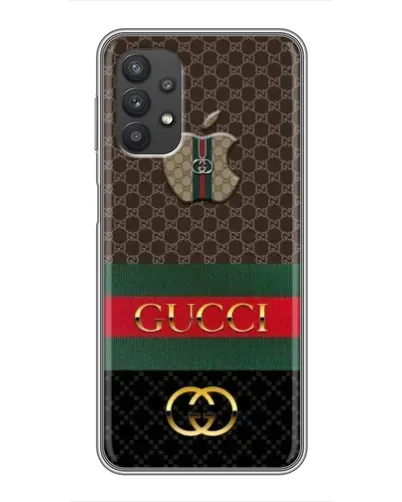 Чехол для Samsung Galaxy A32 (5G) с картинкой «Gucci — брендированный десерт» Чехол для Samsung Galaxy A32 (5G) с картинкой «Gucci — брендированный десерт»