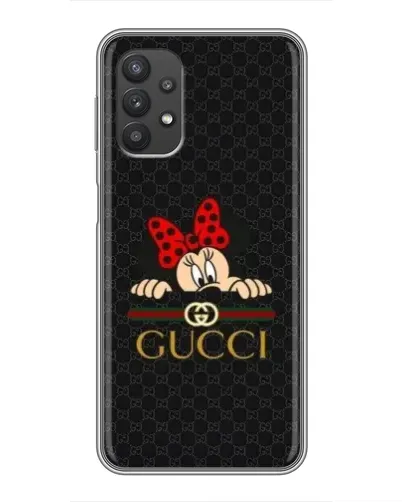 Чехол для Samsung Galaxy A32 (5G) с картинкой «Минни Маус Gucci — черный» Чехол для Samsung Galaxy A32 (5G) с картинкой «Минни Маус Gucci — черный»