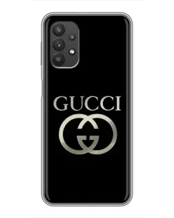 Чехол для Samsung Galaxy A32 (5G) с картинкой «Gucci — золото на черном» Чехол для Samsung Galaxy A32 (5G) с картинкой «Gucci — золото на черном»