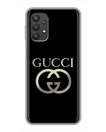 Чехол для Samsung Galaxy A32 (5G) с картинкой «Gucci — золото на черном» Чехол для Samsung Galaxy A32 (5G) с картинкой «Gucci — золото на черном»